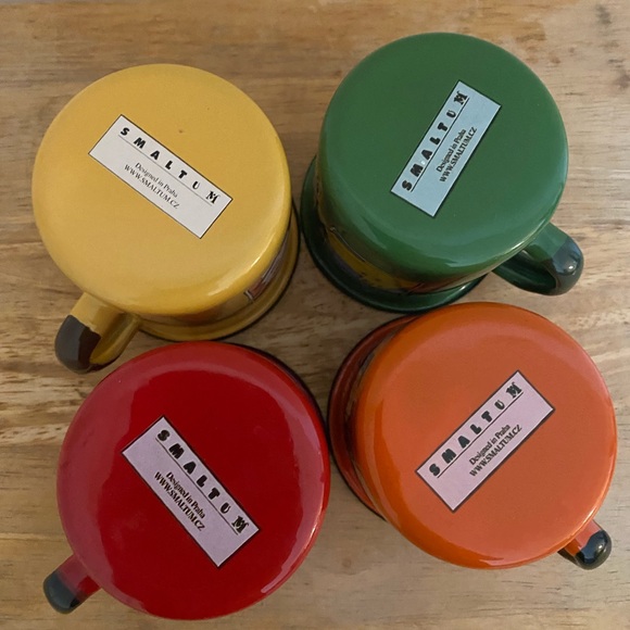 Lot of 4 Smaltum Mugs/Cups - Picture 4 of 10